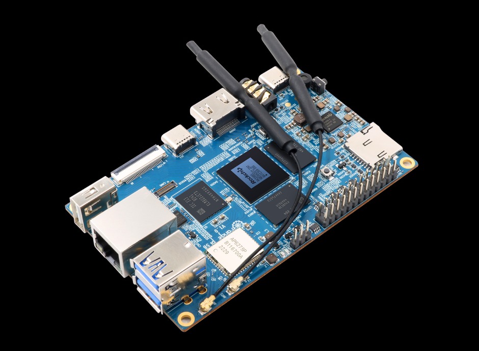 Мікрокомп'ютер Orange Pi 5B 16GB RAM+128GB eMMC
