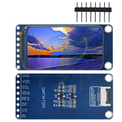 Дисплей 1.47" 172x320 SPI, TFT HD IPS