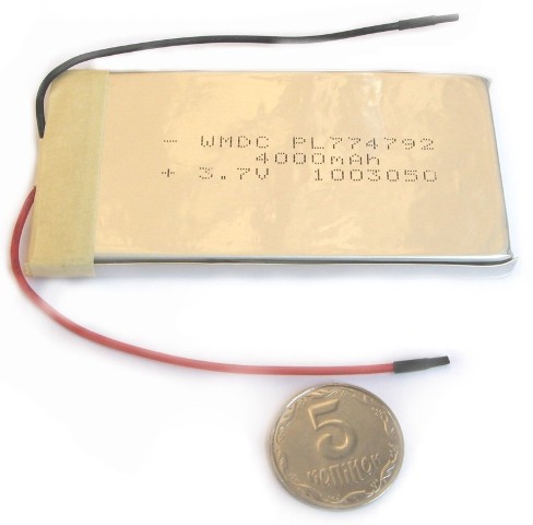 844374T 3.7V 2200mAh +PCB (Akku Li-Polymer)