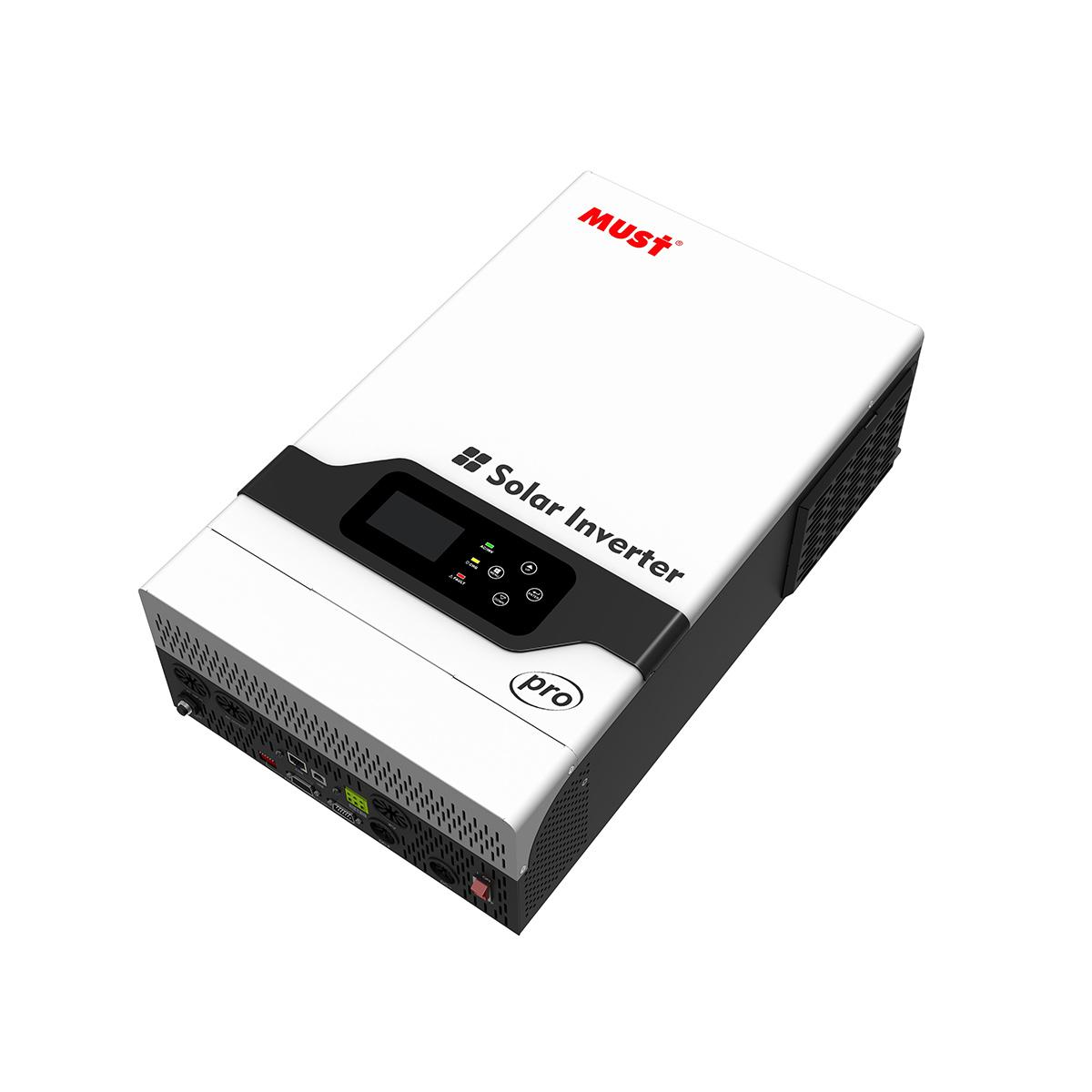 Гібридний інвертор PV18-5248 PRO (MUST) 5.2kW/48V. Уцінка: пошкоджена упаковка Гібридний інвертор PV18-5248 PRO (MUST) 5.2kW/48V. Уцінка: пошкоджена упаковка