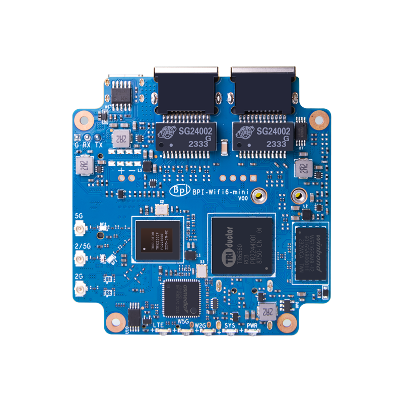 Мини роутер  Banana Pi BPI-Wifi6 Mini Router Triductor TR6560+TR5220