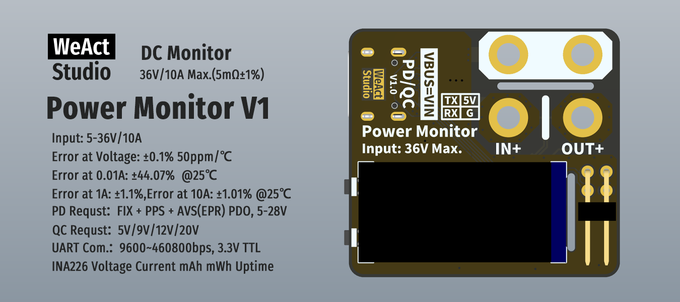 Power Monitor V1 (WeAct Stuido)