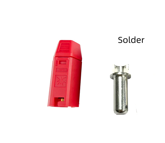 QS10H роз'єм (QS,  тато, червоний, під пайку)