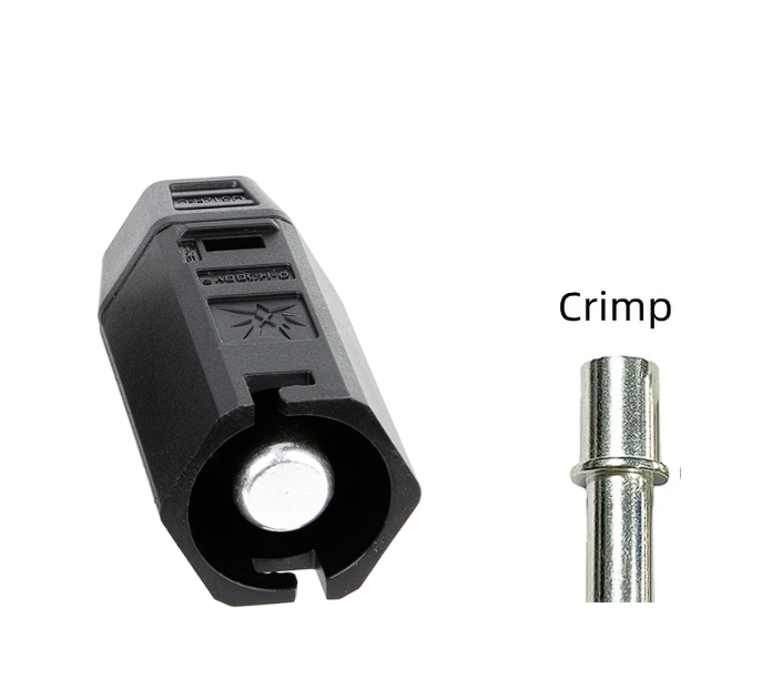 QS12H роз'єм (QS, тато, червоний, під обжим)