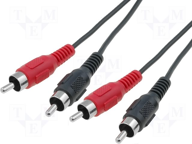 Kabel 2xRCA-2xRCA 1,8m (KPO2610-1,8) Kabel 2xRCA-2xRCA 1,8m (KPO2610-1,8)