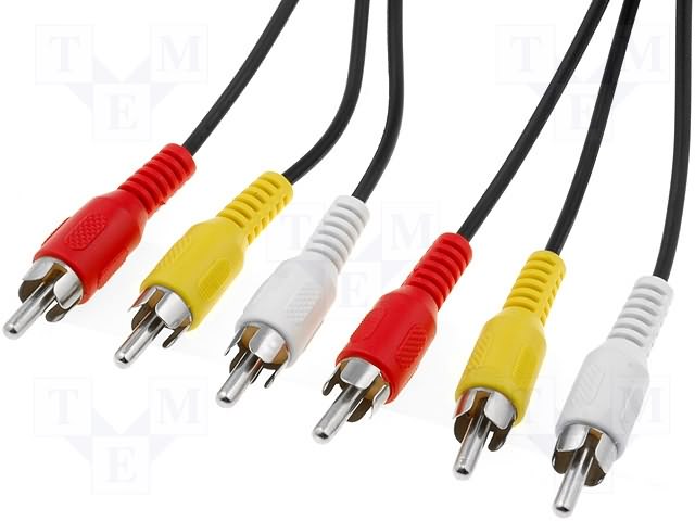 Kabel 3xRCA-3xRCA 1,8m (KPO2664-1,8) Kabel 3xRCA-3xRCA 1,8m (KPO2664-1,8)