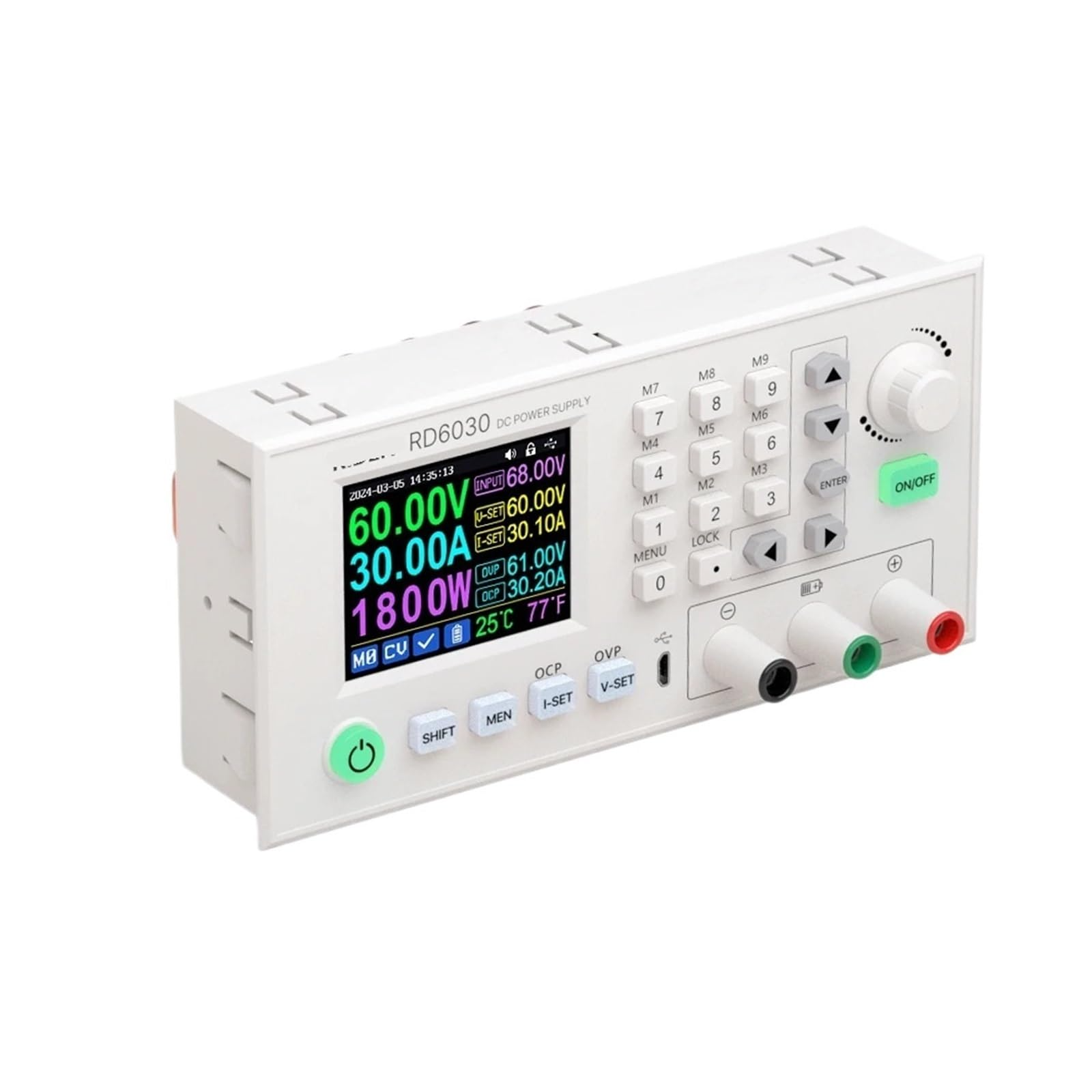 Блок живлення лабораторний, модульний 1800W, 0-60VDC, RIDEN RD6030 0-60V 0-30A (1800 Вт) (RuiDeng) Блок живлення лабораторний, модульний 1800W, 0-60VDC, RIDEN RD6030 0-60V 0-30A (1800 Вт) (RuiDeng)