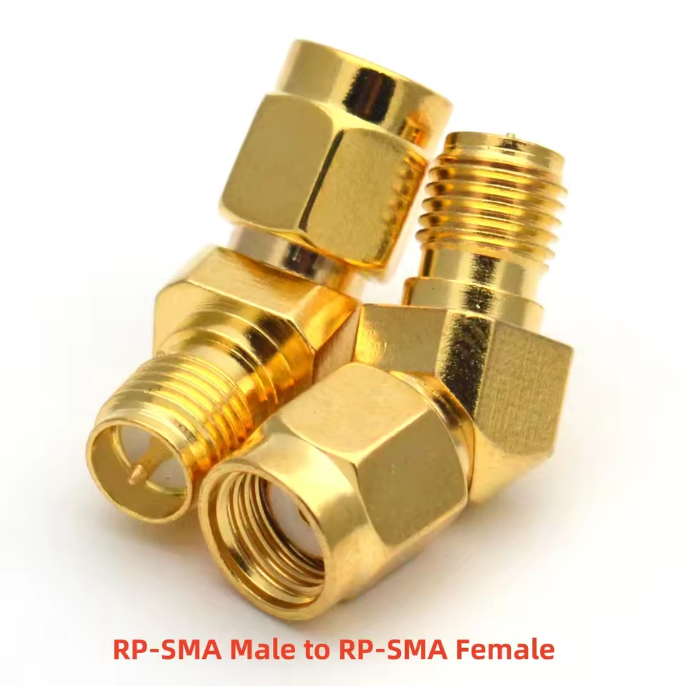 Перехідник 45° SMA male<->RPSMA female