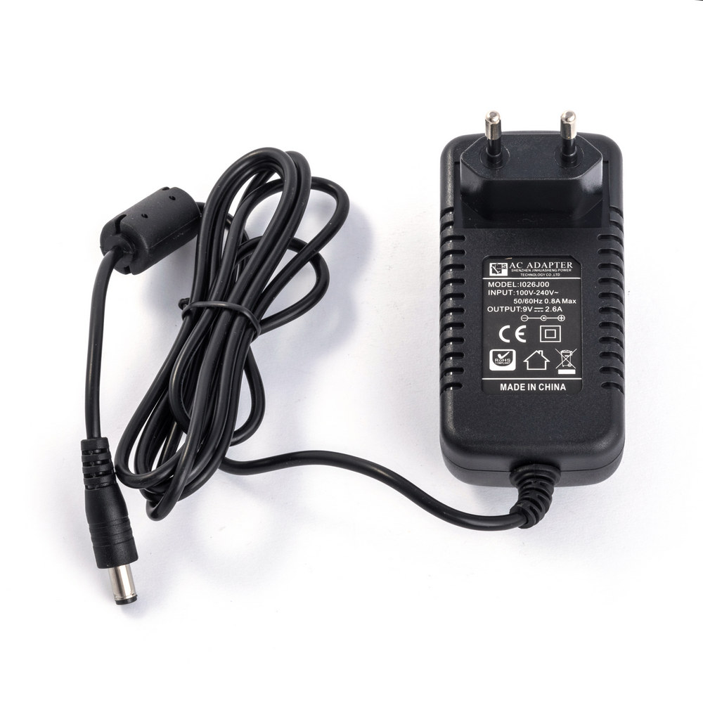 Steckernetzteil 9V/2,6ADC 24W AC Adapter Hohlstecker 5,5/2,1mm