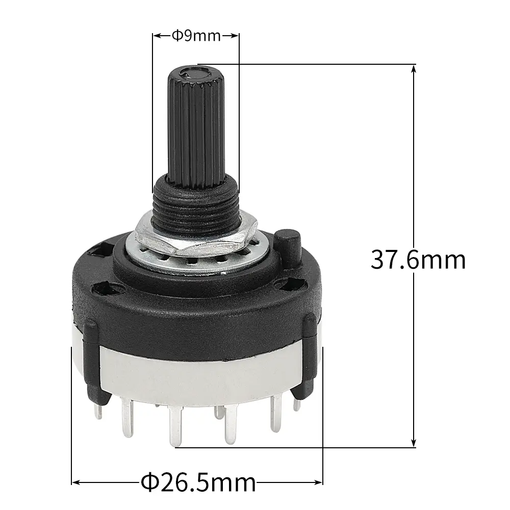 Перемикач RTS-01-2P-20VP 2 Pole