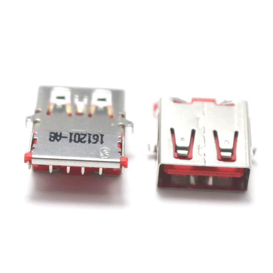 Гніздо горизонтальне Red Female USB 3.0 Гніздо горизонтальне Red Female USB 3.0