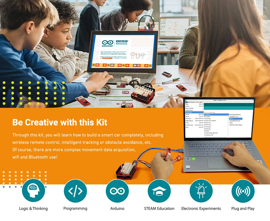 Set Crowtail-Deluxe Kit for Arduino