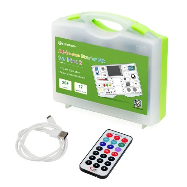 Set All-in-one Starter Kit for Pico 2|RP2350 Starter Kit: 17 Sensors & 21 Coding Lessons
