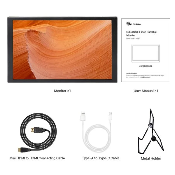 Touch-Display SH080T 8" IPS 1280x800