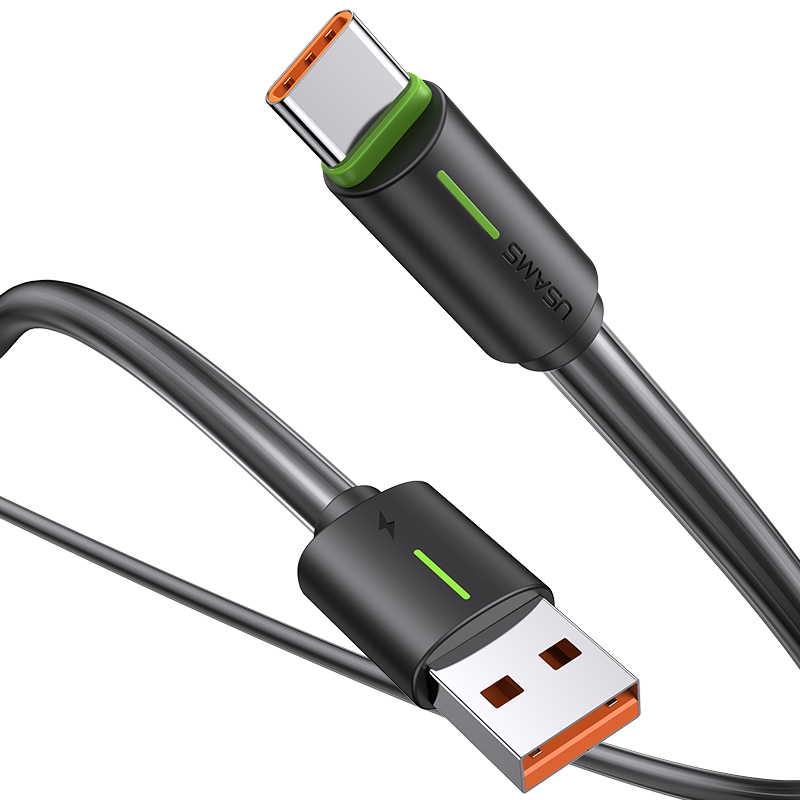 SJ732 Type-C 3A Bicolor Charging & Data Cable --YR Series 1m (SJ732USB01 Black – USAMS) SJ732 Type-C 3A Bicolor Charging & Data Cable --YR Series 1m (SJ732USB01 Black – USAMS)