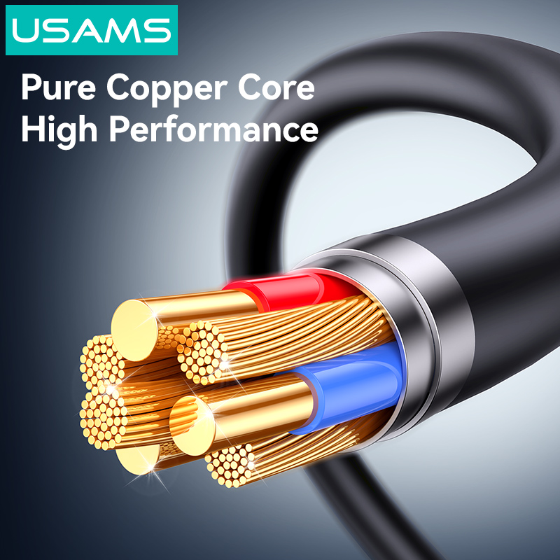SJ777 U94 Type-C 3A Fast Charging & Data Cable (SJ777USB01 Black – USAMS) SJ777 U94 Type-C 3A Fast Charging & Data Cable (SJ777USB01 Black – USAMS)