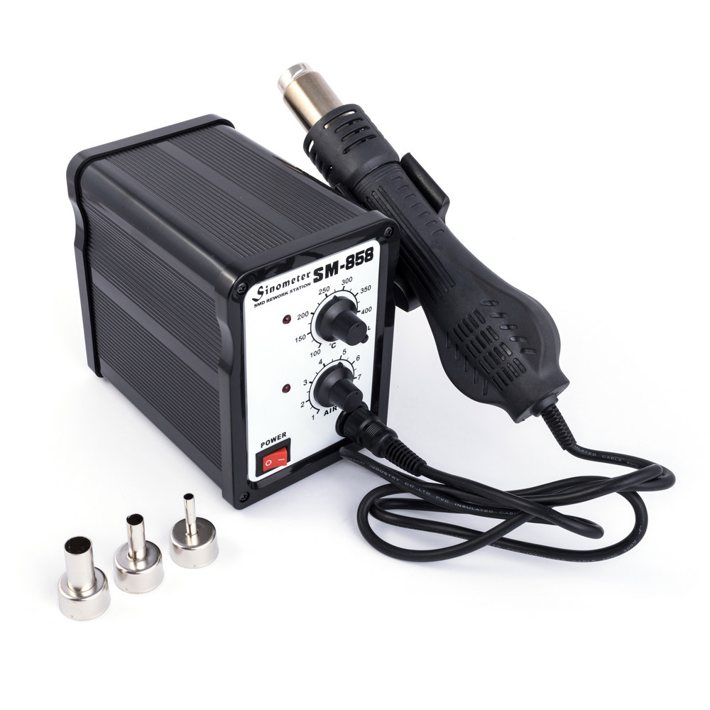 SM858 Sinometer Heißluftstation SMD Rework Station 700W 100 - 450 ° C 120L/Min SM858 Sinometer Heißluftstation SMD Rework Station 700W 100 - 450 ° C 120L/Min
