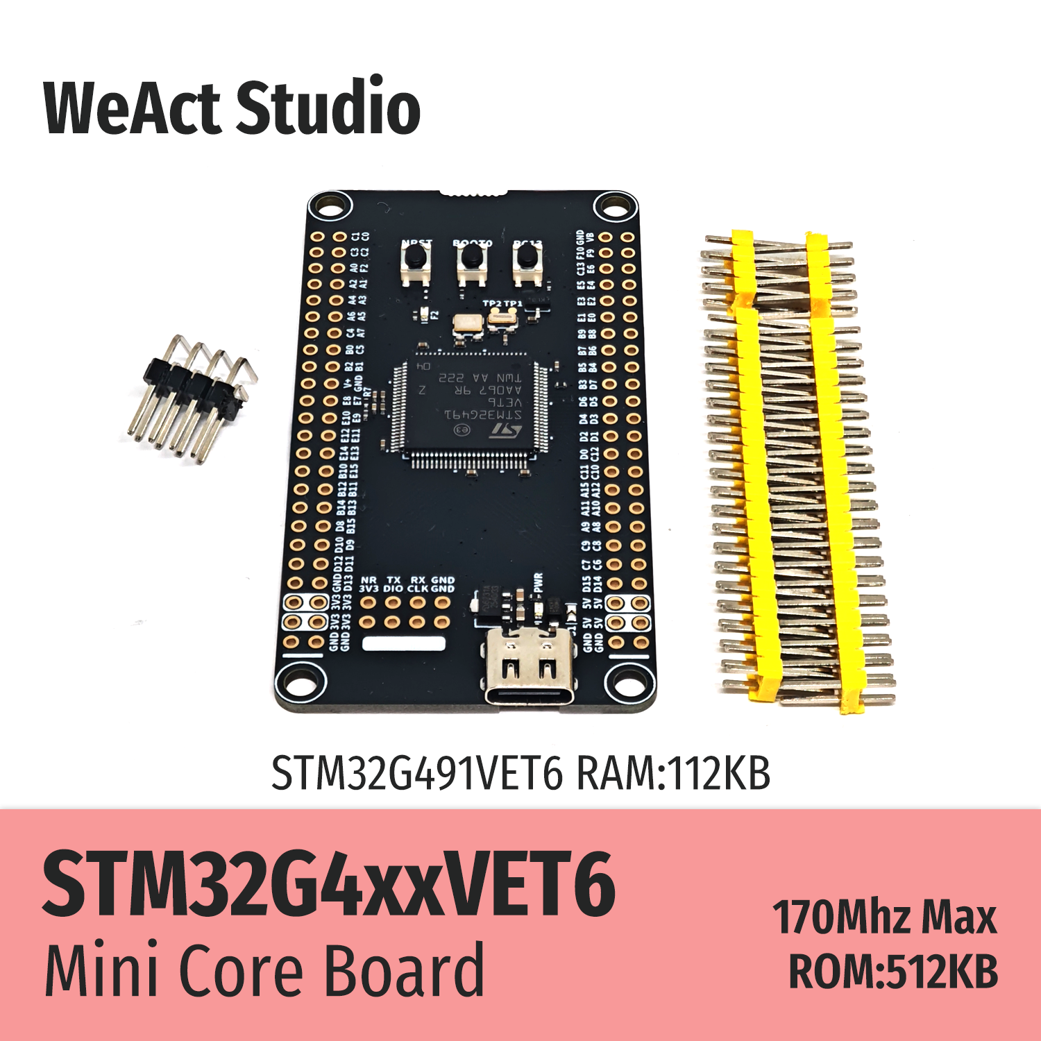Налагоджувальна плата STM32G491VET6 Налагоджувальна плата STM32G491VET6