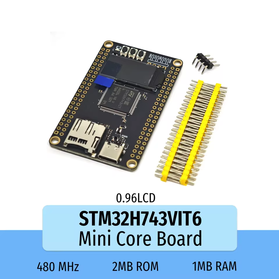 Налагоджувальна плата  STM32H743 із LCD