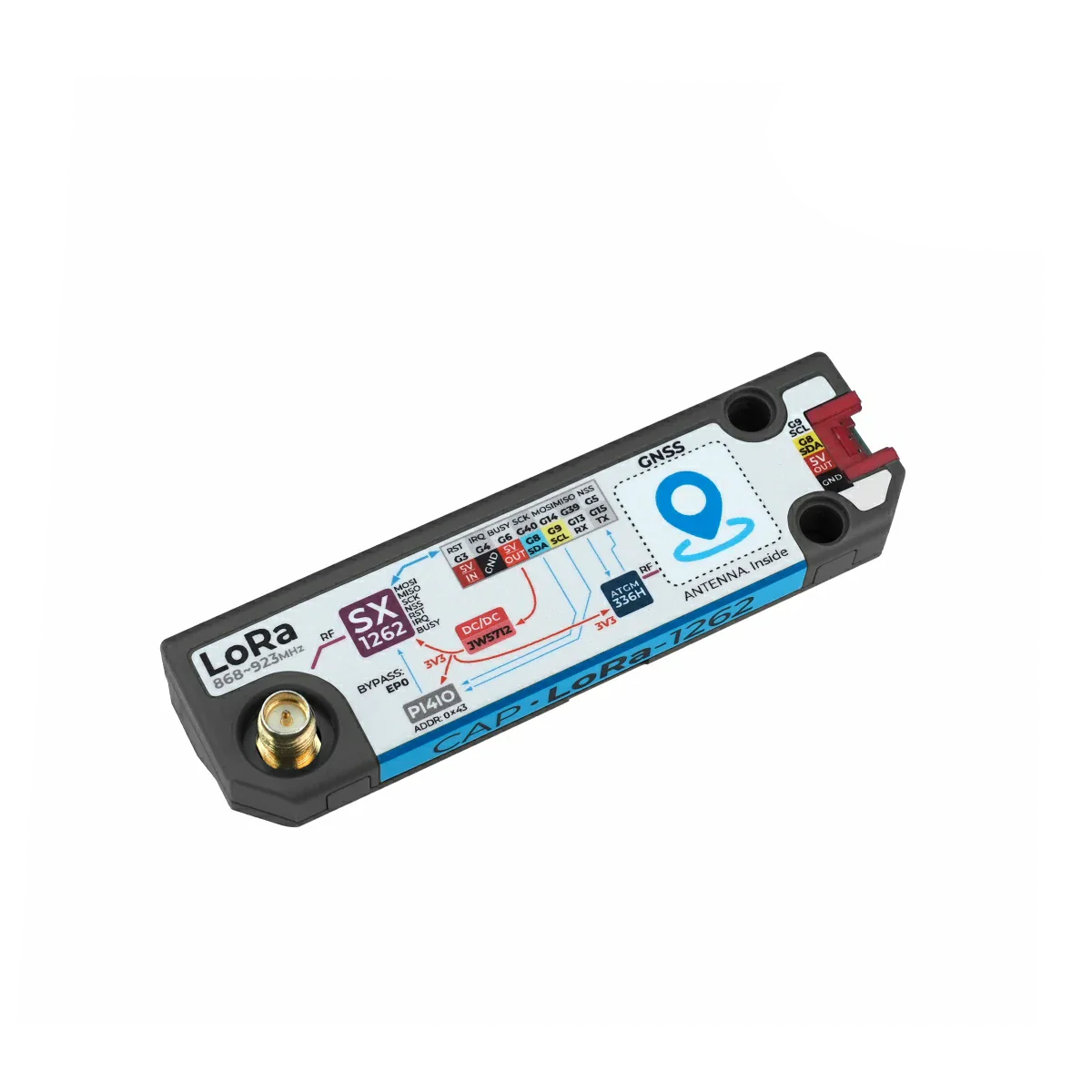 Cap LoRa 1262 for Cardputer Adv (SX1262, ATGM336H) Cap LoRa 1262 for Cardputer Adv (SX1262, ATGM336H)