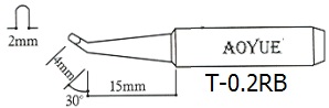 900M-T-0.2RB (Lötspitze für Lötkolben)