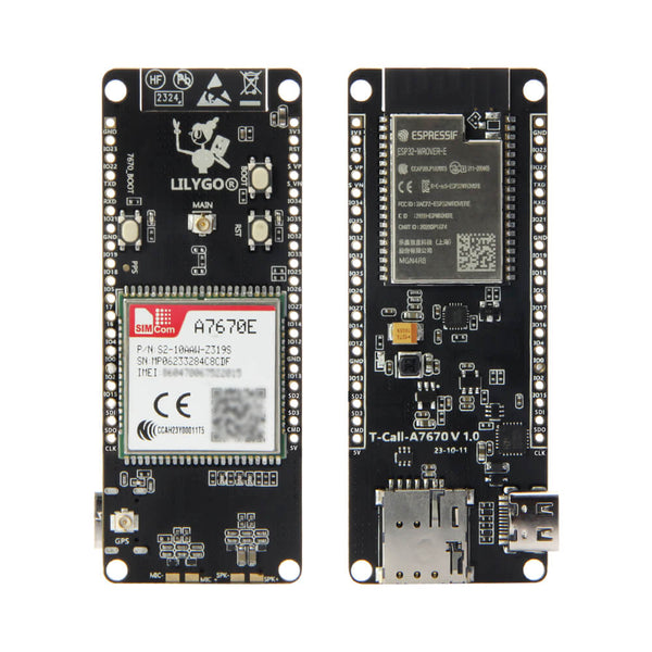 Модуль LILYGO® T-Call A7670 4G 2G ESP32 A7670E Модуль LILYGO® T-Call A7670 4G 2G ESP32 A7670E