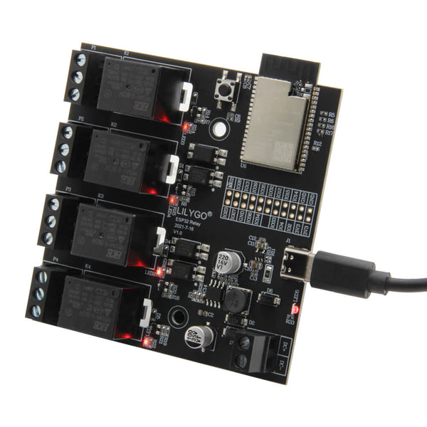 Modul mit ESP32 für 4 Relaisgruppen, T-Relay ESP32 Modul mit ESP32 für 4 Relaisgruppen, T-Relay ESP32