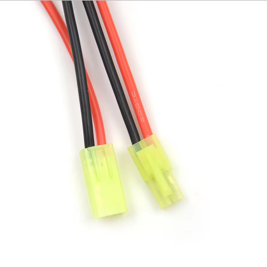 Steckverbinder Mini TAMIYA "Stecker"+"Buchse" auf Draht 10cm, 18AWG Steckverbinder Mini TAMIYA "Stecker"+"Buchse" auf Draht 10cm, 18AWG