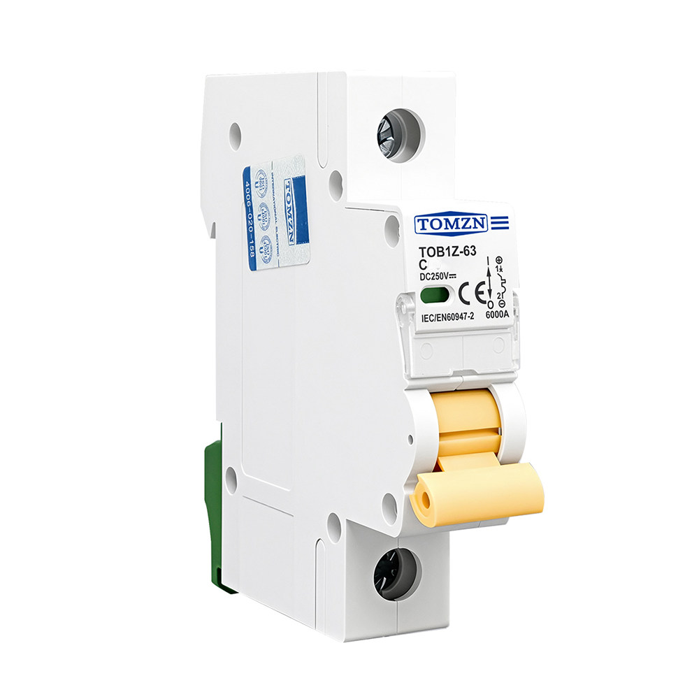 Автомат захисту постійного струму 1P 10A 250V MCB (TOB1Z-63 10A – TOMZN) Автомат захисту постійного струму 1P 10A 250V MCB (TOB1Z-63 10A – TOMZN)