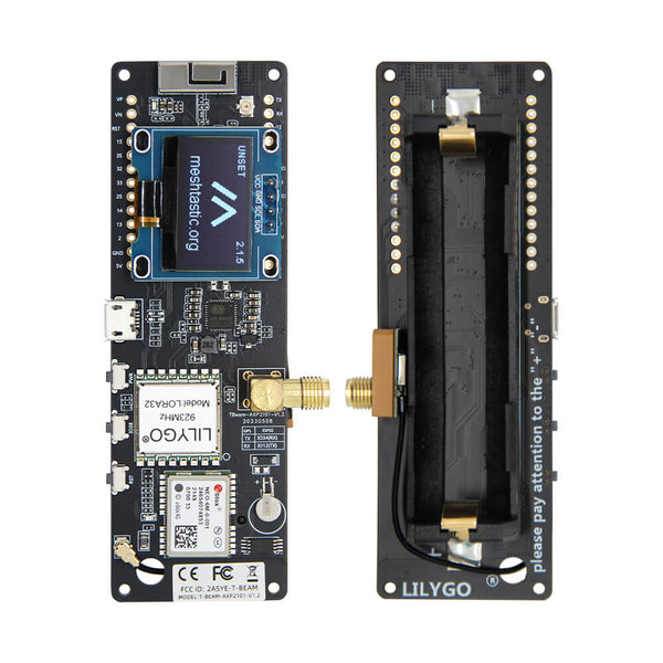 LILYGO® TTGO Meshtastic T-Beam V1.2 ESP32 LoRa 868MHZ