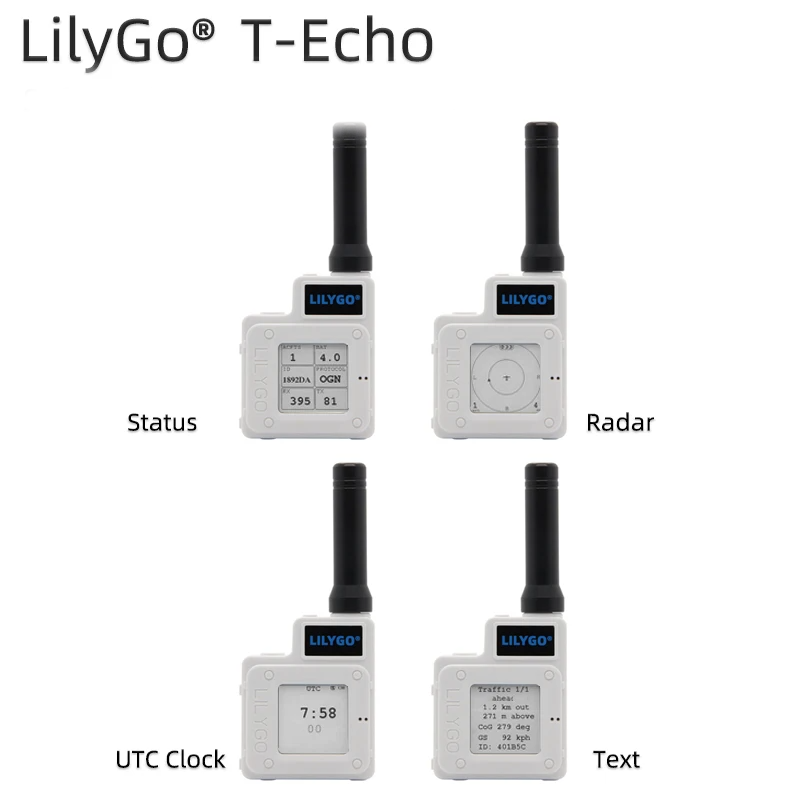 LILYGO® TTGO SoftRF T-Echo NRF52840 433MHz