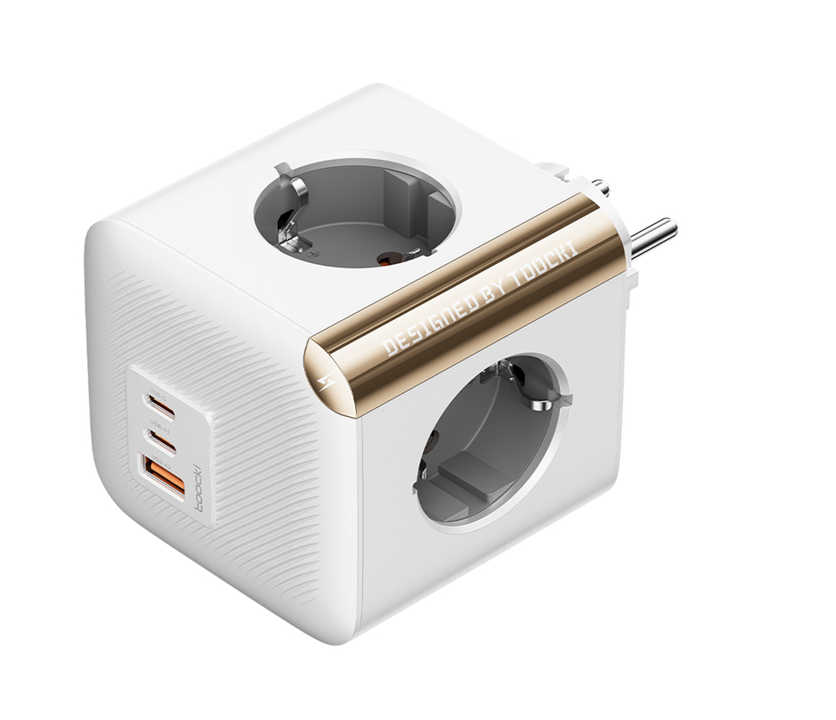 Розгалужувач, зарядний пристрій 33W білий, 6936842004675