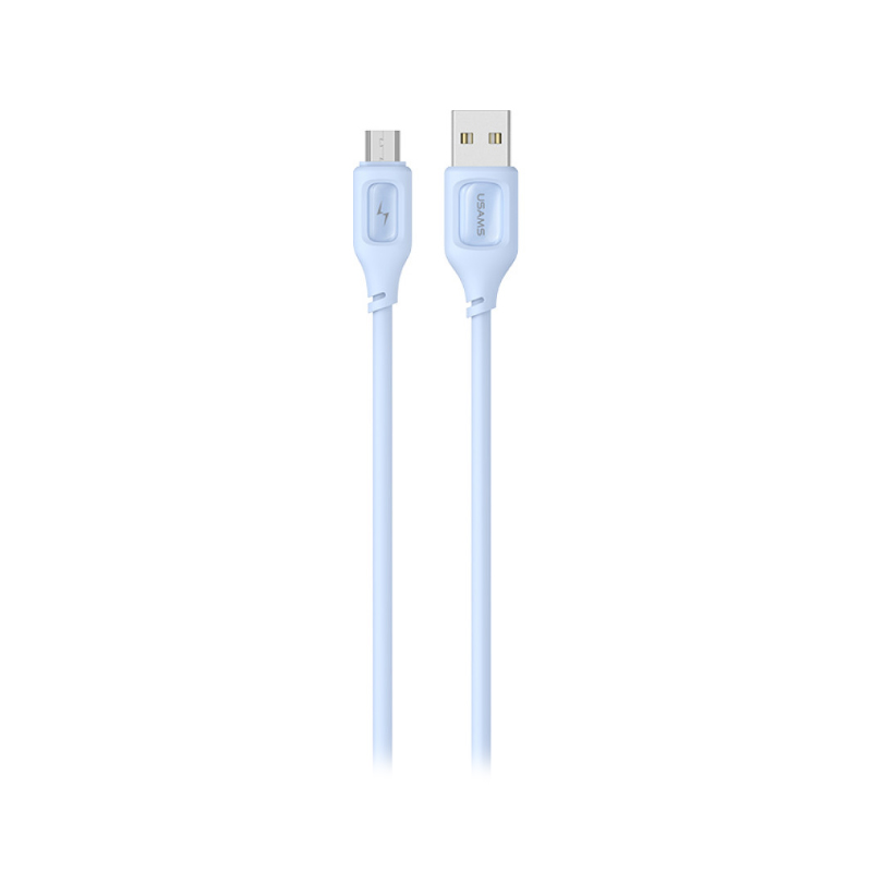 Кабель USB Micro 2A 1m, блакитний (US-SJ620 – USAMS)