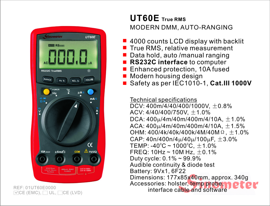 Multimeter UT60E Multimeter UT60E