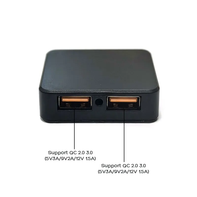 Контролер заряду сонячної батареї 2xUSB, DC/DC, 5V 2.4A(Max.) + QC 3.0 v2.1