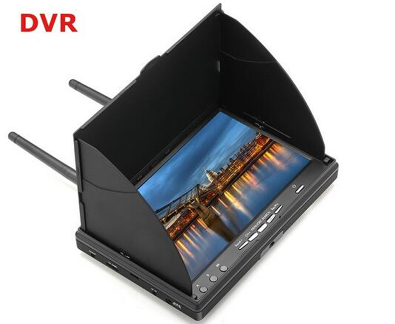 7-дюймовий РК-монітор з вбудованим 40-канальним приймачем 5.8GHz та DVR функцією запису, LCD5802D 7-дюймовий РК-монітор з вбудованим 40-канальним приймачем 5.8GHz та DVR функцією запису, LCD5802D
