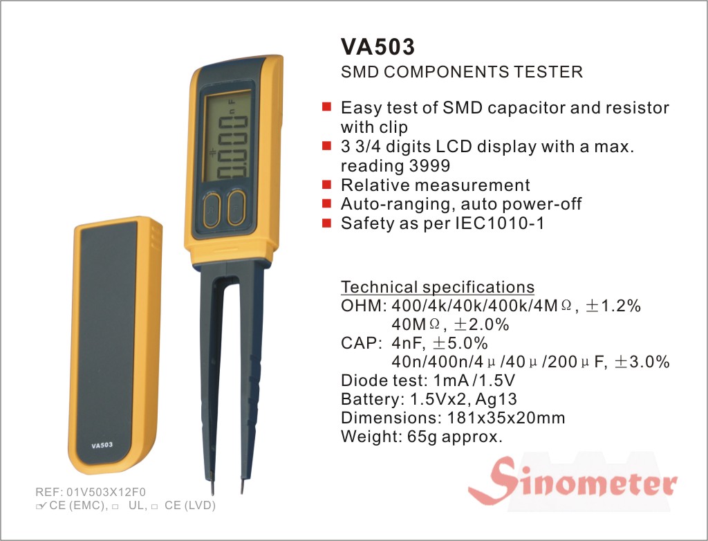 Multimeter CR-Meter Pinzette VA503