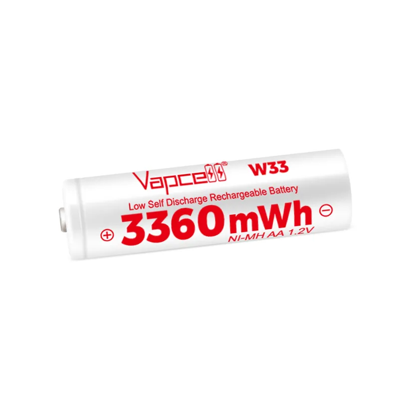 NiMH 2800mAh, 1,2V, AA Vapcell, нікель-метал-гідридний акумулятор Vapcell NiMh W33 AA 3360mWh 1.2V NiMH 2800mAh, 1,2V, AA Vapcell, нікель-метал-гідридний акумулятор Vapcell NiMh W33 AA 3360mWh 1.2V