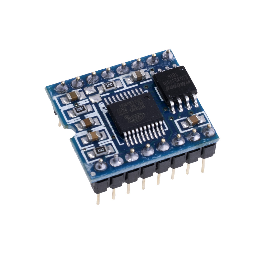 Модуль воспроизведения звука WT588DM01 V1.0-16p Модуль воспроизведения звука WT588DM01 V1.0-16p