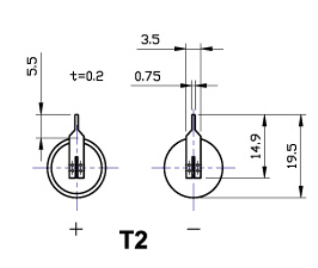 XL-050F/T2 (1/2AA / ER14252, 1,2Ач, 3,6В)