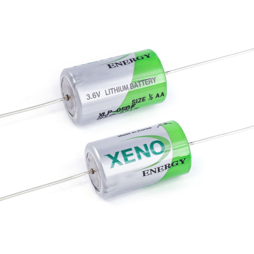 Xeno 1/2AA XLP-050F/AX Impuls-Typ Lithium Batterie 3,6V 1200mAh Axial Draht Xeno 1/2AA XLP-050F/AX Impuls-Typ Lithium Batterie 3,6V 1200mAh Axial Draht