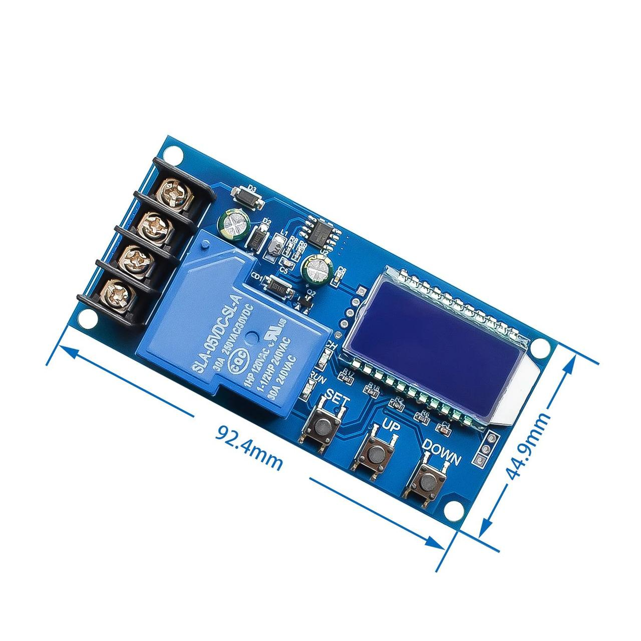 XY-L30A蓄电池电瓶充电控制模块 数字充满断电过充保护开关6-60V