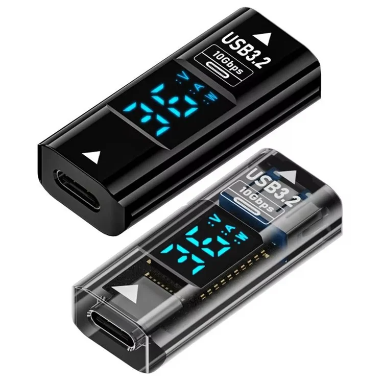 Адаптер OTG з USB type-C на USB-A 3.2, 36Вт, з дисплеєм