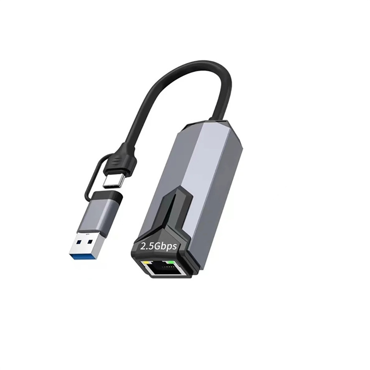 Адаптер USB3.0/Type-C у Ethernet port 2.5G Адаптер USB3.0/Type-C у Ethernet port 2.5G