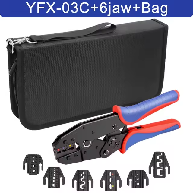 Обтискні кліщі  YFX-03C + сумка + 6 матриць