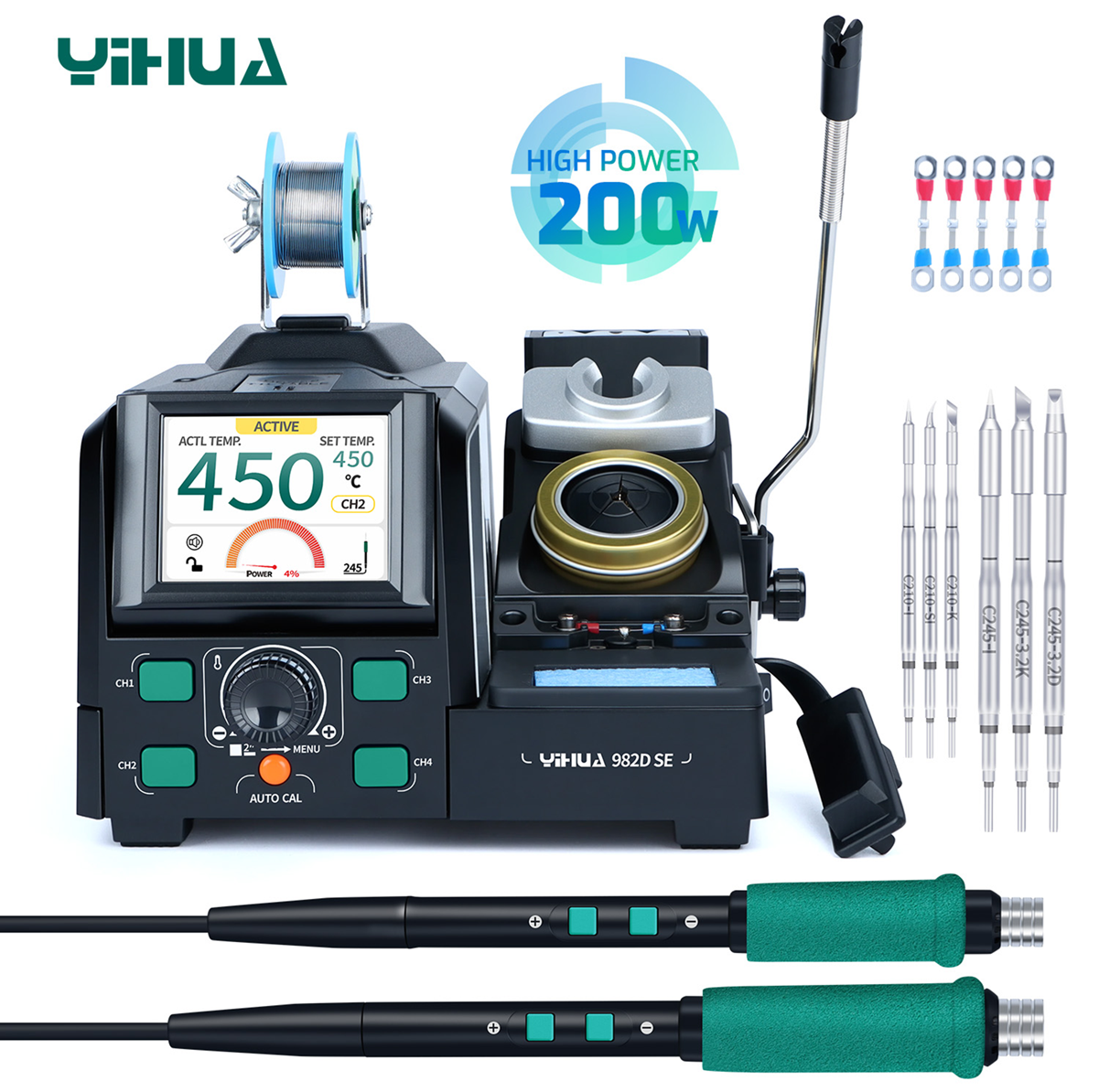 Паяльна станція YIHUA982D SE C210+C245 Паяльна станція YIHUA982D SE C210+C245