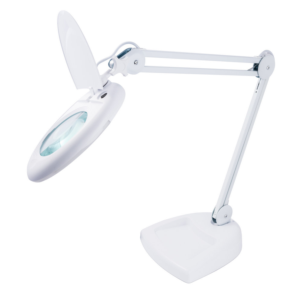 Lupenleuchte ZD-140 Led Tischaufstellung, rund, 5Х, Durchmesser-130mm, weiss Lupenleuchte ZD-140 Led Tischaufstellung, rund, 5Х, Durchmesser-130mm, weiss
