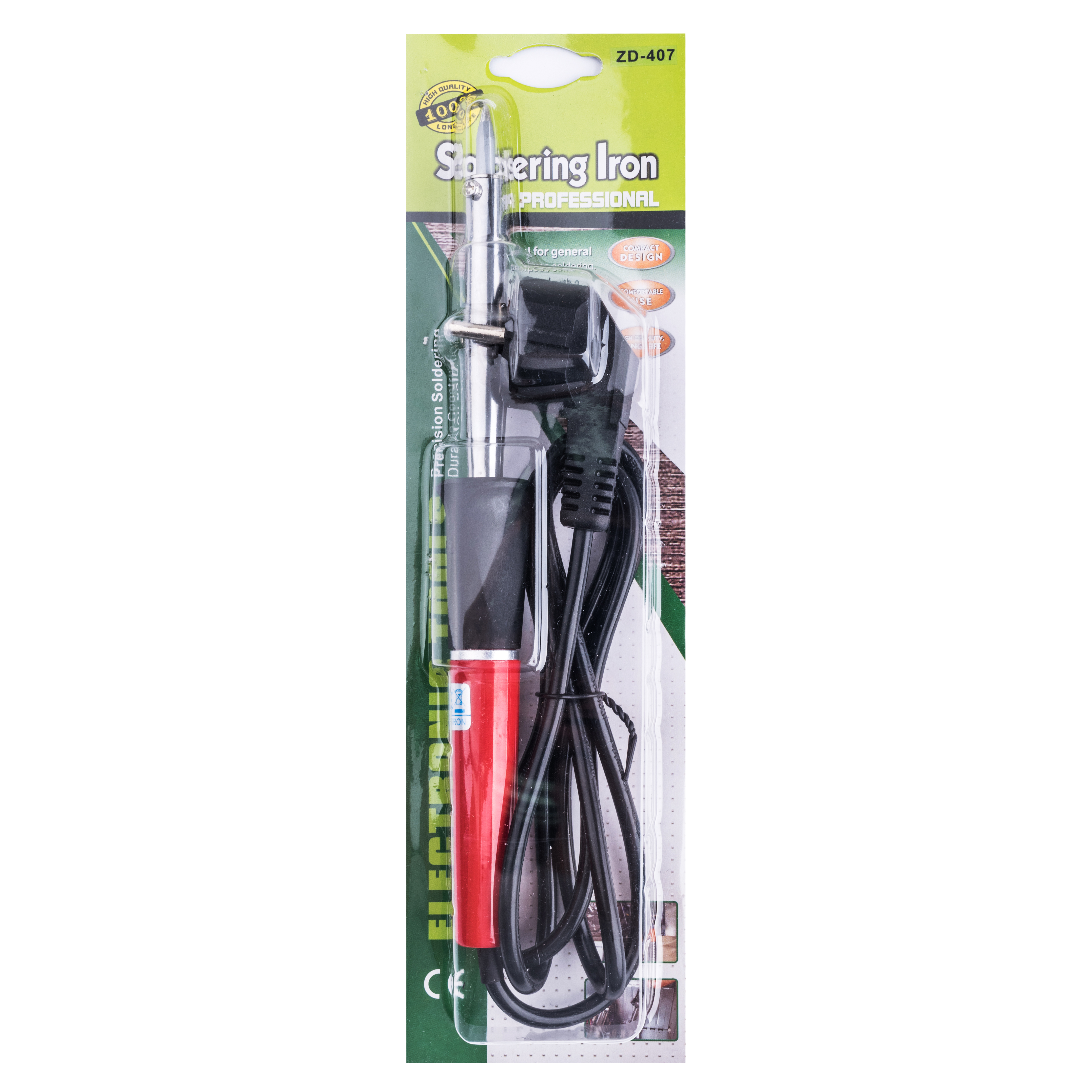 Lötkolben ZD-407 60 W, Eurostecker