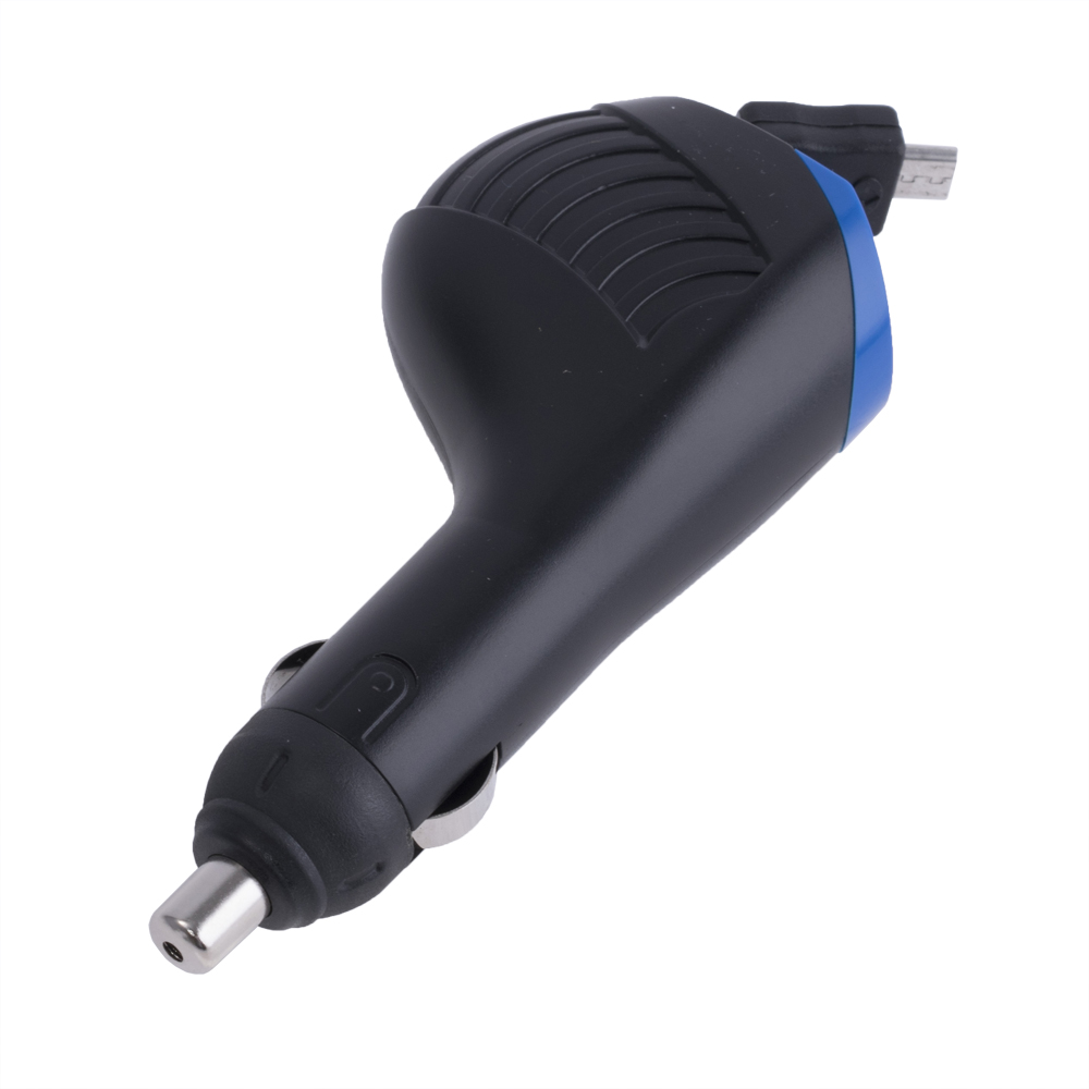 Автомобильное зарядное устройство (A13-201A), USB A x 1; 5В/2,1A и выход на шнур microUSB Автомобильное зарядное устройство (A13-201A), USB A x 1; 5В/2,1A и выход на шнур microUSB