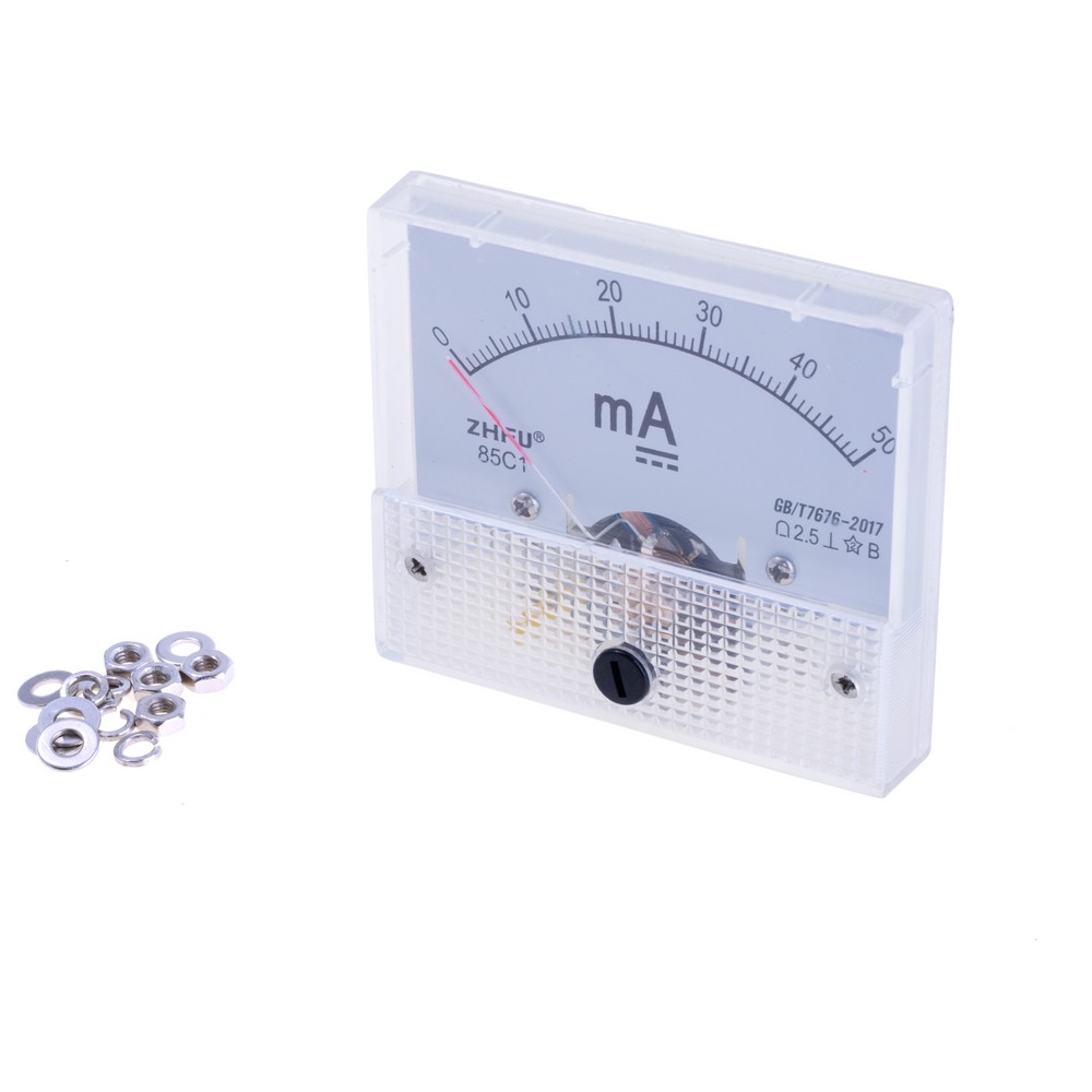 Аналоговий амперметр DC 50mA Аналоговий амперметр DC 50mA